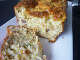 Cake courgette, pecorino et noisettes