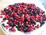 Cheesecake sans cuisson aux fruits rouges