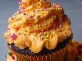 Cupcake chocolat orange