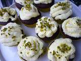 Cupcakes chocolat, citron et pistache