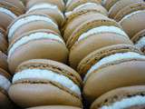 Macarons au chocolat blanc et caramel au beurre salé