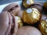 Macarons aux Ferrero Rocher