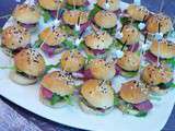 Minis burgers de foie gras et magret séché