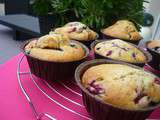 Muffins aux fruits rouges et mascarpone