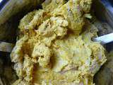 Rillettes de poulet au curry