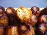 Ronde interblog 35: Minis cannelés au chorizo et comté