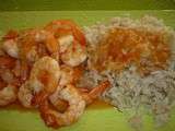 Tajine de crevettes