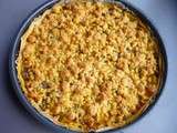 Tarte à la ratatouille façon crumble