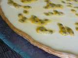 Tarte aux citrons verts et fruit de la passion