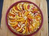 Tarte aux mascarpone et nectarines