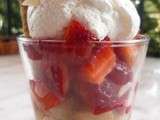 Verrine fraises et lemon curd