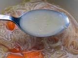 Bouillon de poulet au gingembre (Jewish Penicillin)