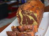 Chocolat Marble cake (cake marbré au chocolat)