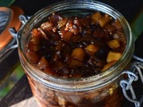 Chutney aux pommes et bière brune (recette facile de cadeaux gourmands)