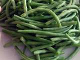 Haricots verts sauce tomate aux anchois