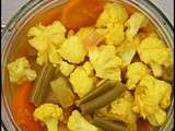 Piccalilli maison (pickles)