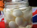 Pickled eggs - Pork rinds