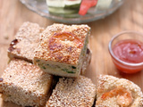 Sesame prawn toast (cuisine anglo-chinoise)