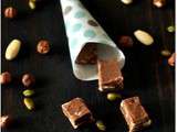 ☆ Calendrier de l'avent : 1 cadeau gourmand par jour ☆ Jour 23 : fudges chocolat au lait-caramel-amandes