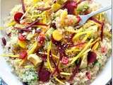 Thanksgiving c'est demain : Taboulé de quinoa aux cranberries, avocat et betterave