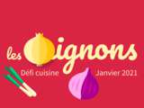 Défi recette.de du mois de janvier avec pour thème : les oignons