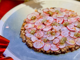 Galette croustillante aux champignons et légumes, tous en cuisine menus de fêtes, Cyril Lignac