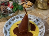 Poire Belle-Hélène au Gianduja, tous en cuisine menus de fêtes, Cyril Lignac