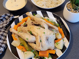 Poule au pot sauce poulette