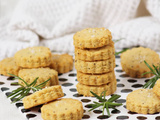 Sablés parmesan/romarin/graines de chia