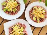 Tartare de filet de bœuf savora, pommes paille de Cyril Lignac, Tous en cuisine