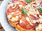 Tatin de navet au miel et chèvre... (Cathytutu, amap, de saison)