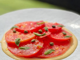 Tomates en salade, sauce tonnato, Cyril Lignac, Tous en cuisine