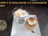 Bouchee a la reine sucree à la mascarpone et poire