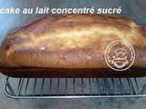 Cake au lait concentre