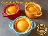 Clafouti peche en cocotte