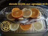 Dorade royale aux agrumes et thym