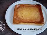 Flan au mascarpone