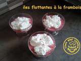 Iles flottantes a la framboise