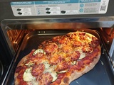 Pinsas courgette et chorizo au combi Ninja