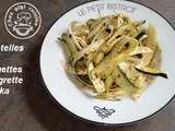 Tagliatelles de courgettes au paprika