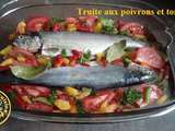 Truites aux poivrons et tomate