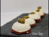 Mise en bouche tomate mozzarella