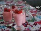 Mousse aux framboises