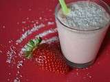 Smoothie fraise coco