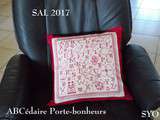 Annonce du sal 2017 : Coussin ABCédaire Porte-Bonheurs