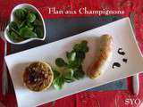 Authentiques Petits Flans aux Champignons pour Boudin Blanc Forestier