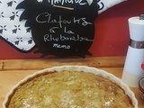 Clafoutis à la rhubarbe, en Atelier Cuisine avec Vincent