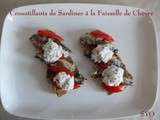 Croustillants de Sardines et Faisselle de Chèvre aux Herbes