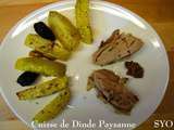 Cuisse de Dinde Paysanne, cuite au four du Petit Bistro