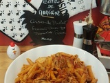 Cuisses de poulet, fenouil, chorizo, tomate et Penne, au Cookeo